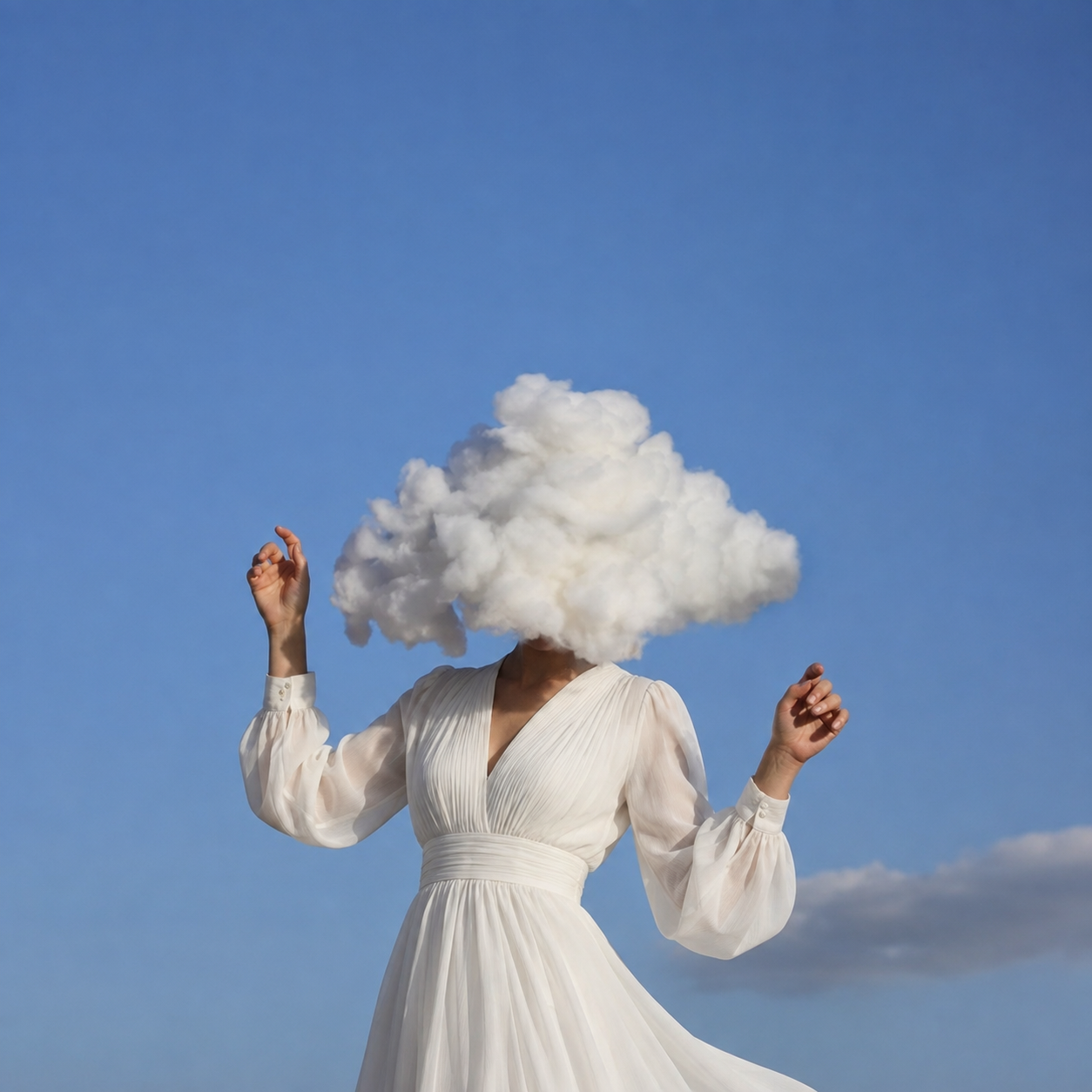 Cloud-Headed Woman in White Gown.png