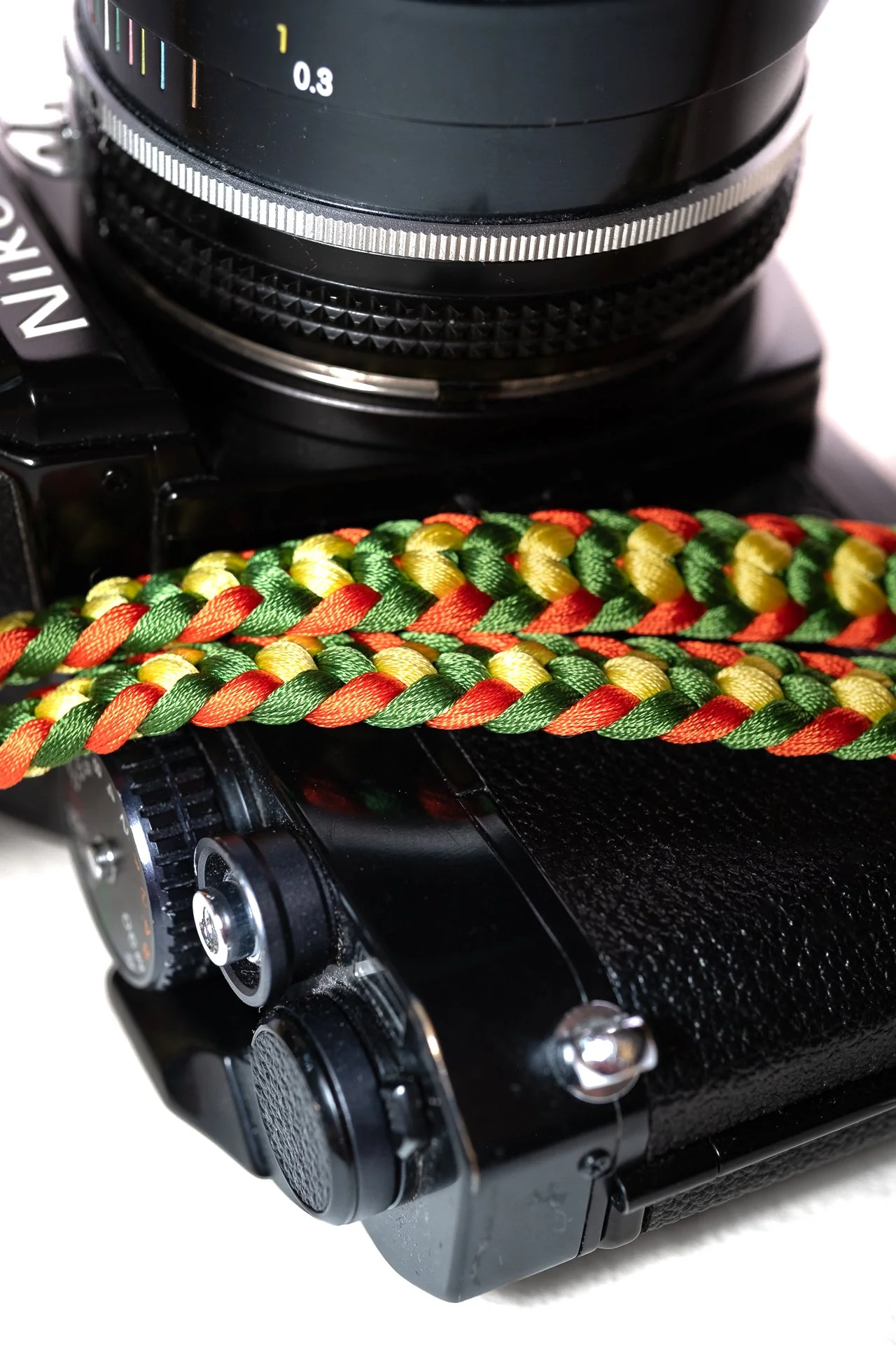 Unique silk cord camera strap. Tomoko - ObiJimmy Camera Strap