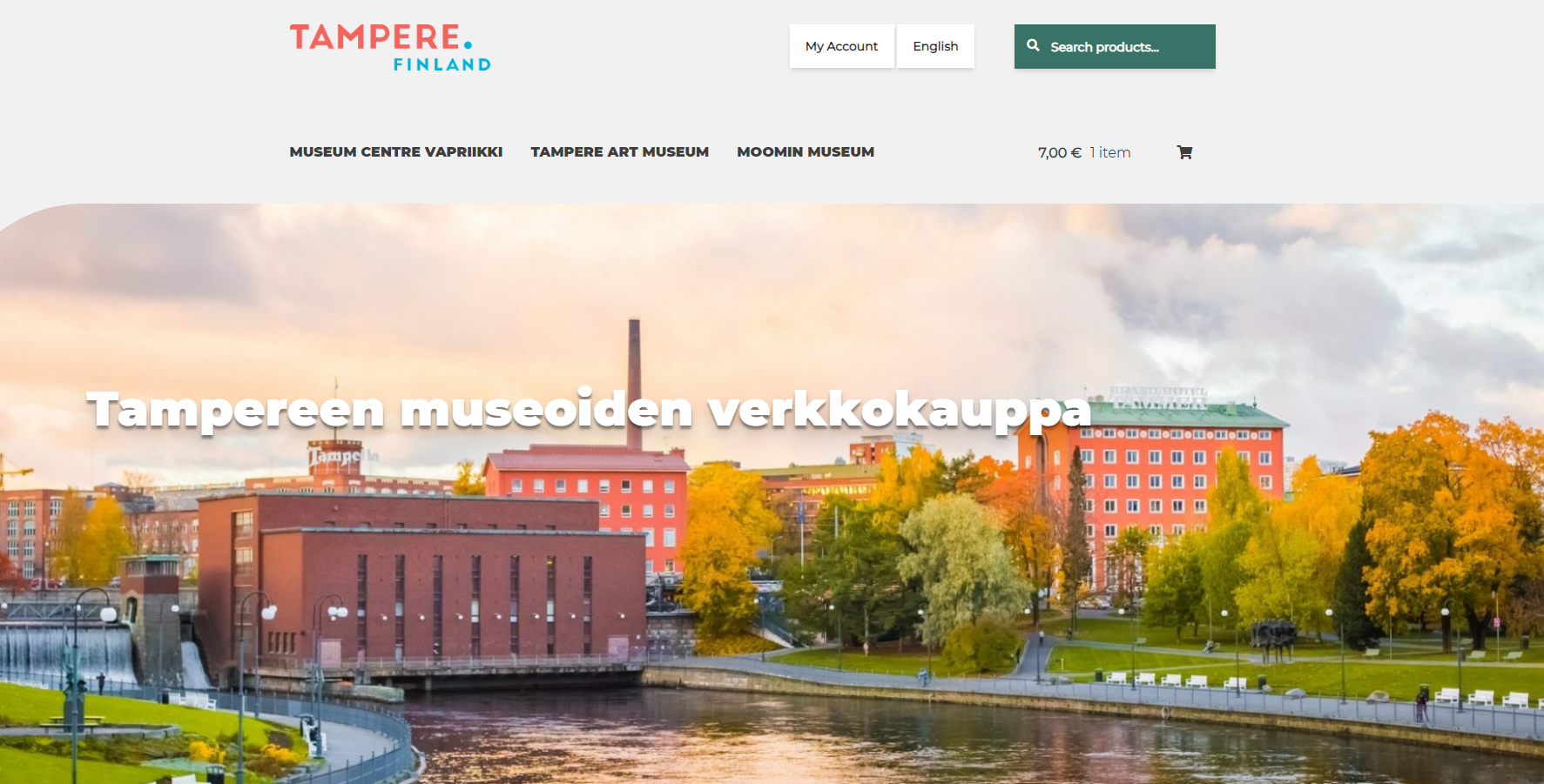 Tampere museum web shop