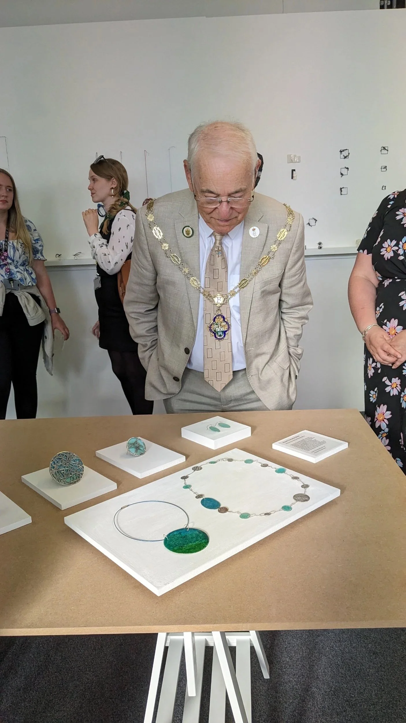 That time the Mayor admired my work!