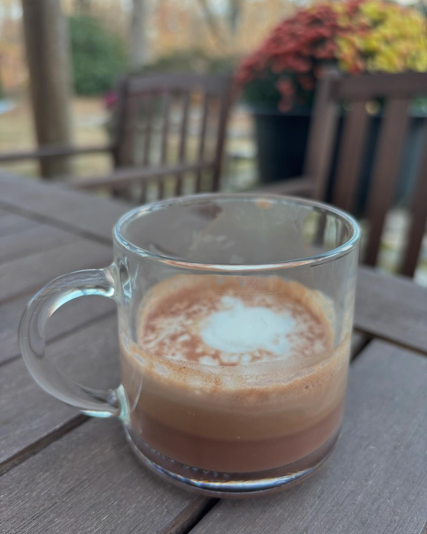 Happy Sunday! With no farmers' markets this morning, there's time to experiment with making a Bicerin- the northern Italian coffee, hot chocolate and foamed milk drink- notice the intended striations.  Our own Chocolena hot chocolate mix will be avai