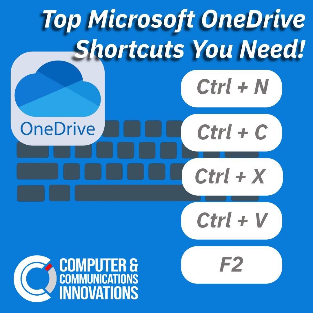 🚀 Work Smarter with Microsoft OneDrive Shortcuts!

Tired of wasting time navigating folders and menus? These OneDrive keyboard shortcuts will keep your workflow fast, organized, and frustration-free:

💻 File Management:
📁 Ctrl + N &rarr; Create a 