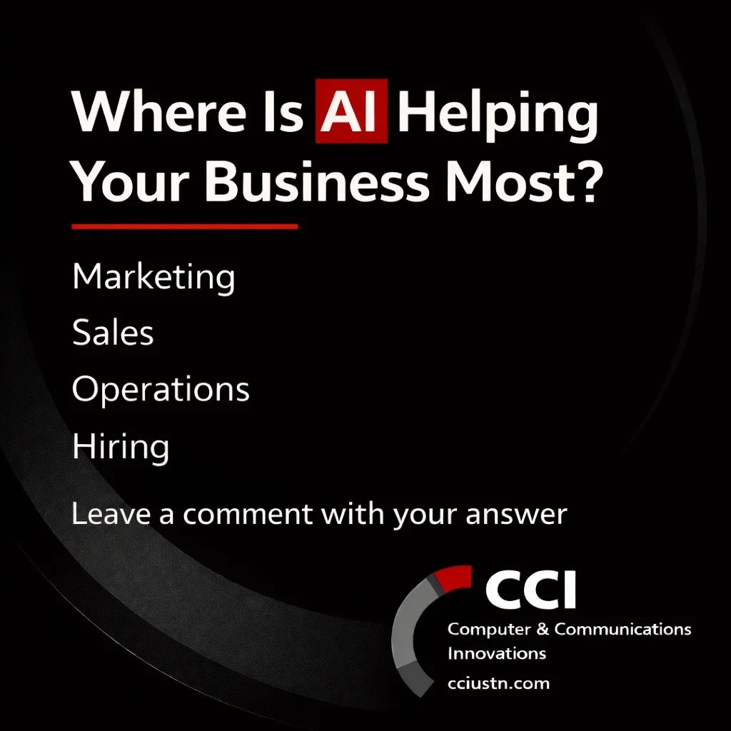 Where is AI helping your business the most right now?

&bull; Marketing
&bull; Sales
&bull; Operations
&bull; Hiring
&bull; Customer service
&bull; Not using it yet

Curious what everyone is seeing.

Most companies are still experimenting &mdash; not