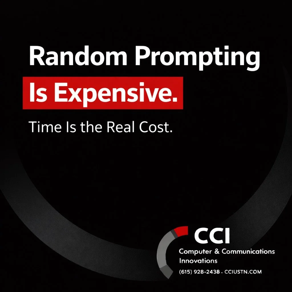 Random prompting is expensive.

Not in subscription fees.
In time.
In rewrites.
In inconsistency.
In frustration.

Structured prompting creates leverage.

Structure. Systems. Scale.
#Operations #AIImplementation