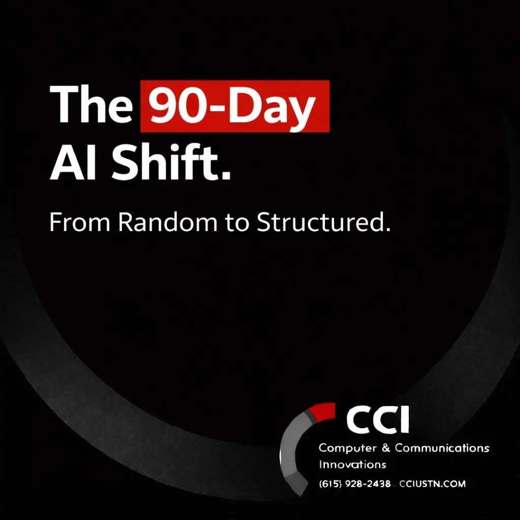 In 90 days, you can move from:

Random AI use
to
Structured AI systems.

Most businesses won&rsquo;t.

That&rsquo;s the opportunity.

https://www.cciustn.com/ai-growth
#GrowthStrategy