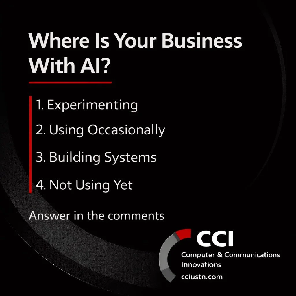 Honest question for business owners:

Do you feel your company is currently:

1️⃣ Experimenting with AI
2️⃣ Using it occasionally
3️⃣ Building real systems
4️⃣ Not using it yet

Most businesses are still in stage 1.

The opportunity is moving to stag