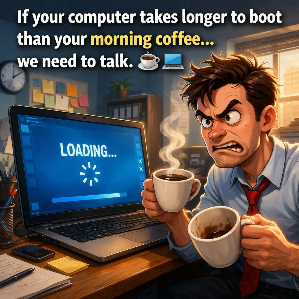 Slow computers, random glitches, constant &ldquo;why is this not working&rdquo; moments&hellip;
That stuff adds up fast.

Not just in frustration&mdash;but in lost time, lost productivity, and lost money.

Good IT support doesn&rsquo;t just fix probl