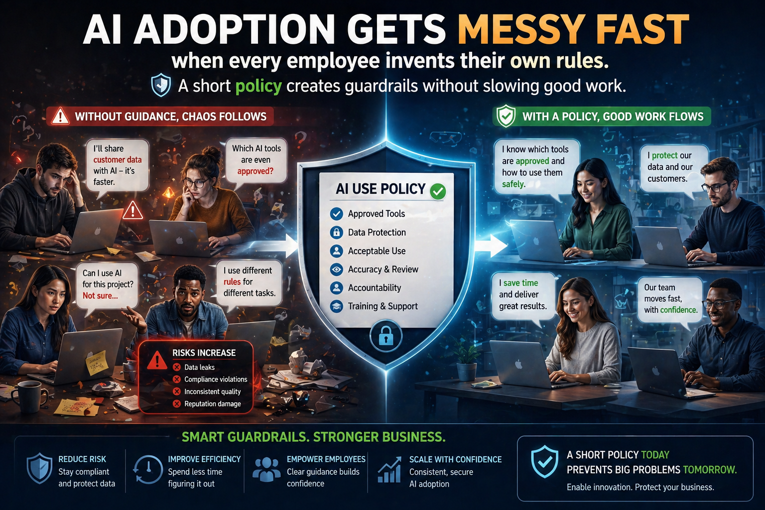 How to Build a Simple AI Policy for Your Small Business