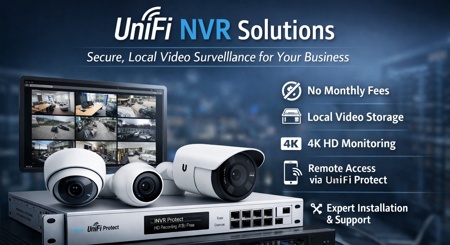 UniFi NVR (Network Video Recorder) Solutions
