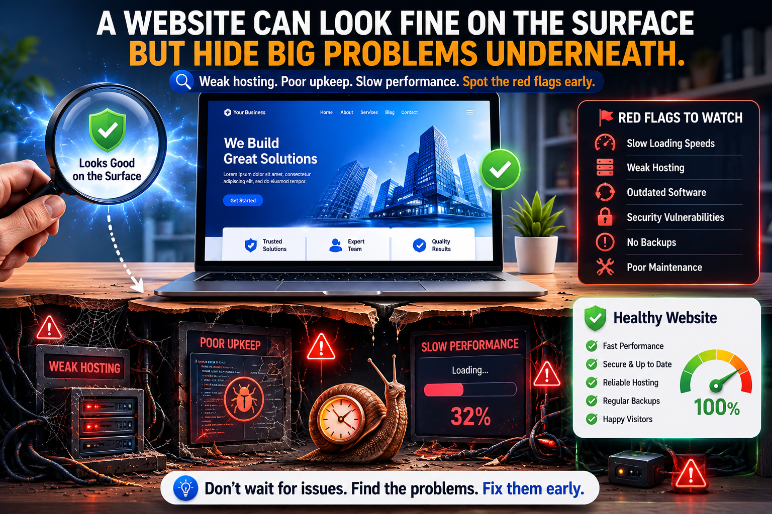 Website Hosting Red Flags That Quietly Cost You Leads