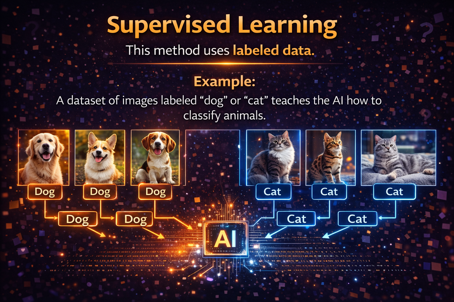 This method uses labeled data.