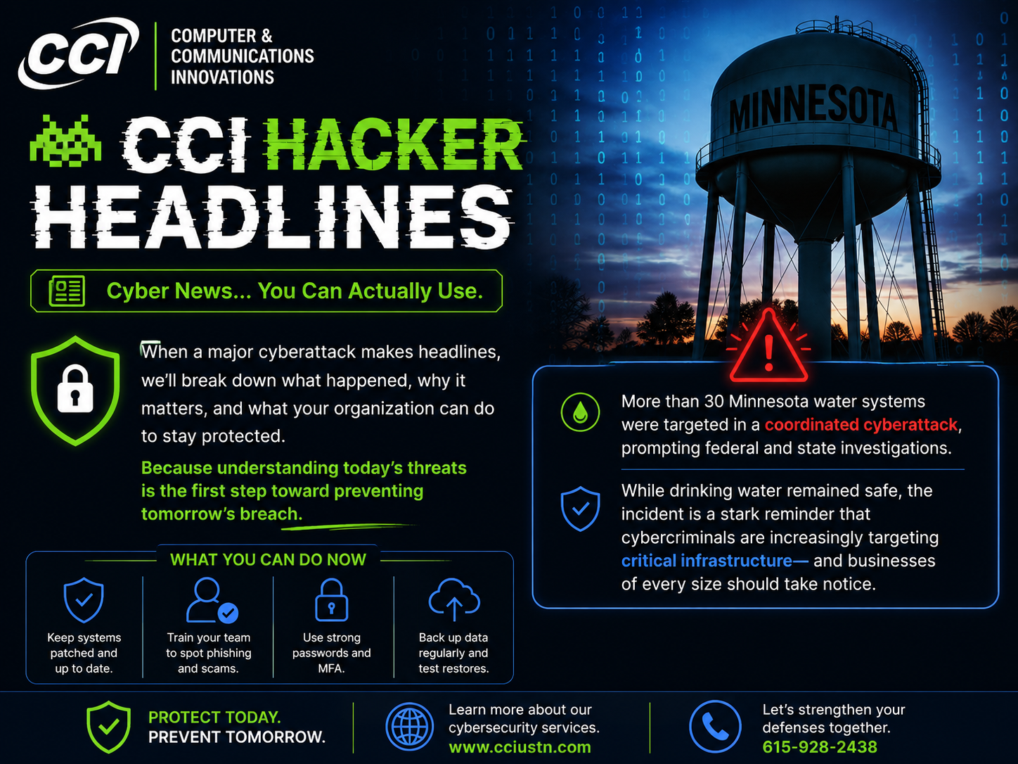 Suspected Iran-Linked Cyberattack Targets 30+ Minnesota Water Systems: What Your Business Needs to Know</span>