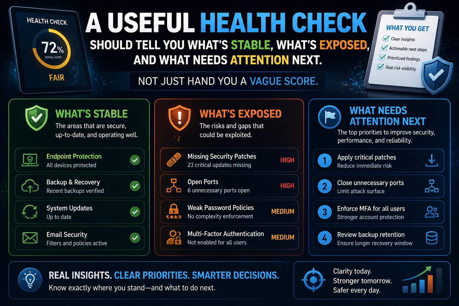 What an IT Health Check Should Actually Include