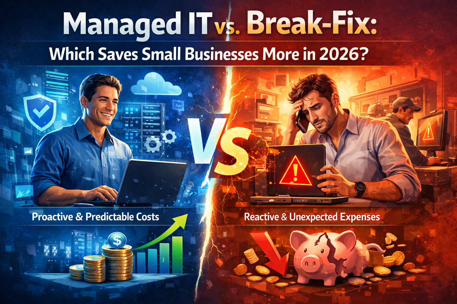 Managed IT vs. Break-Fix: Which Saves Small Businesses More in 2026?