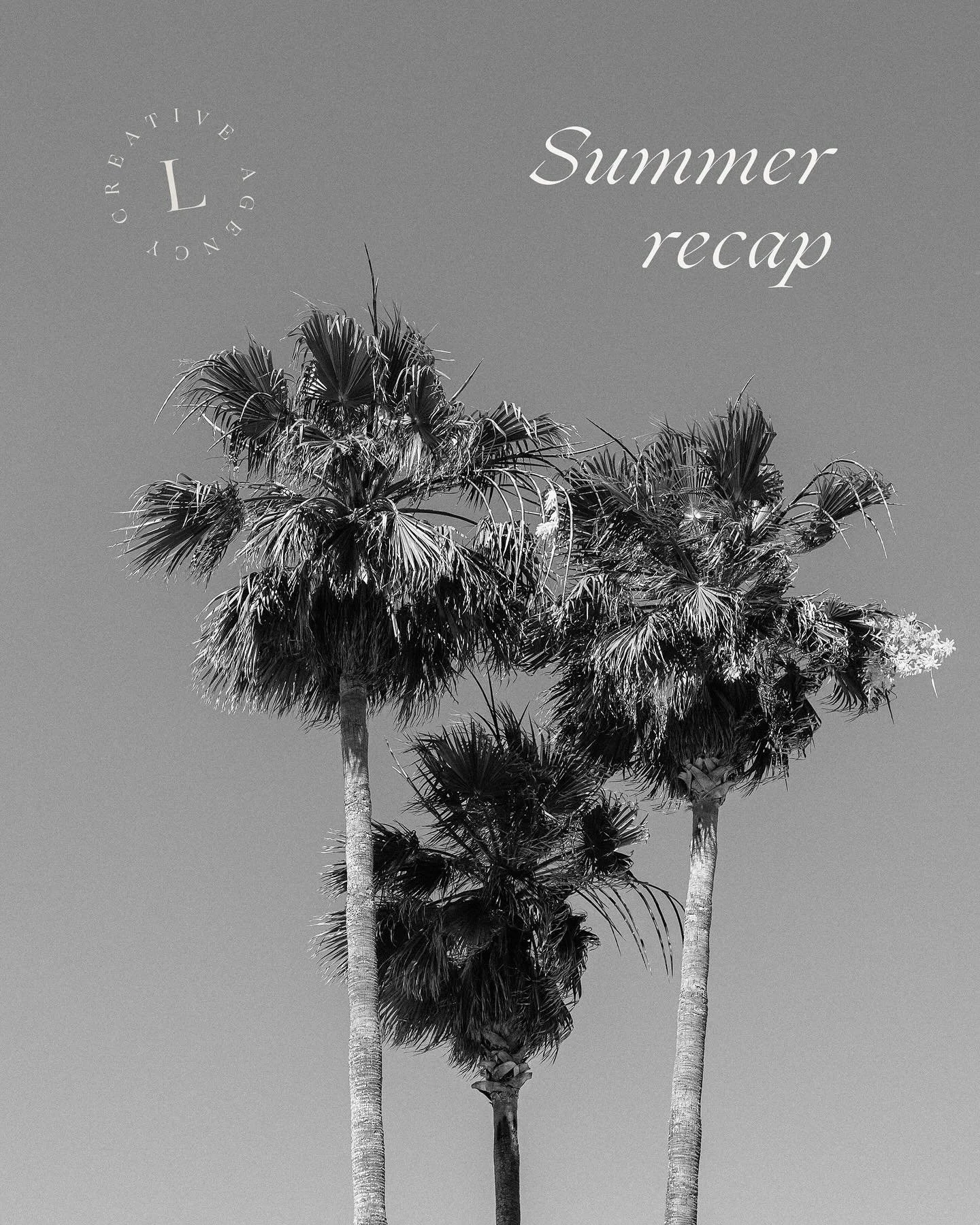Swipe for some special summer updates🤍