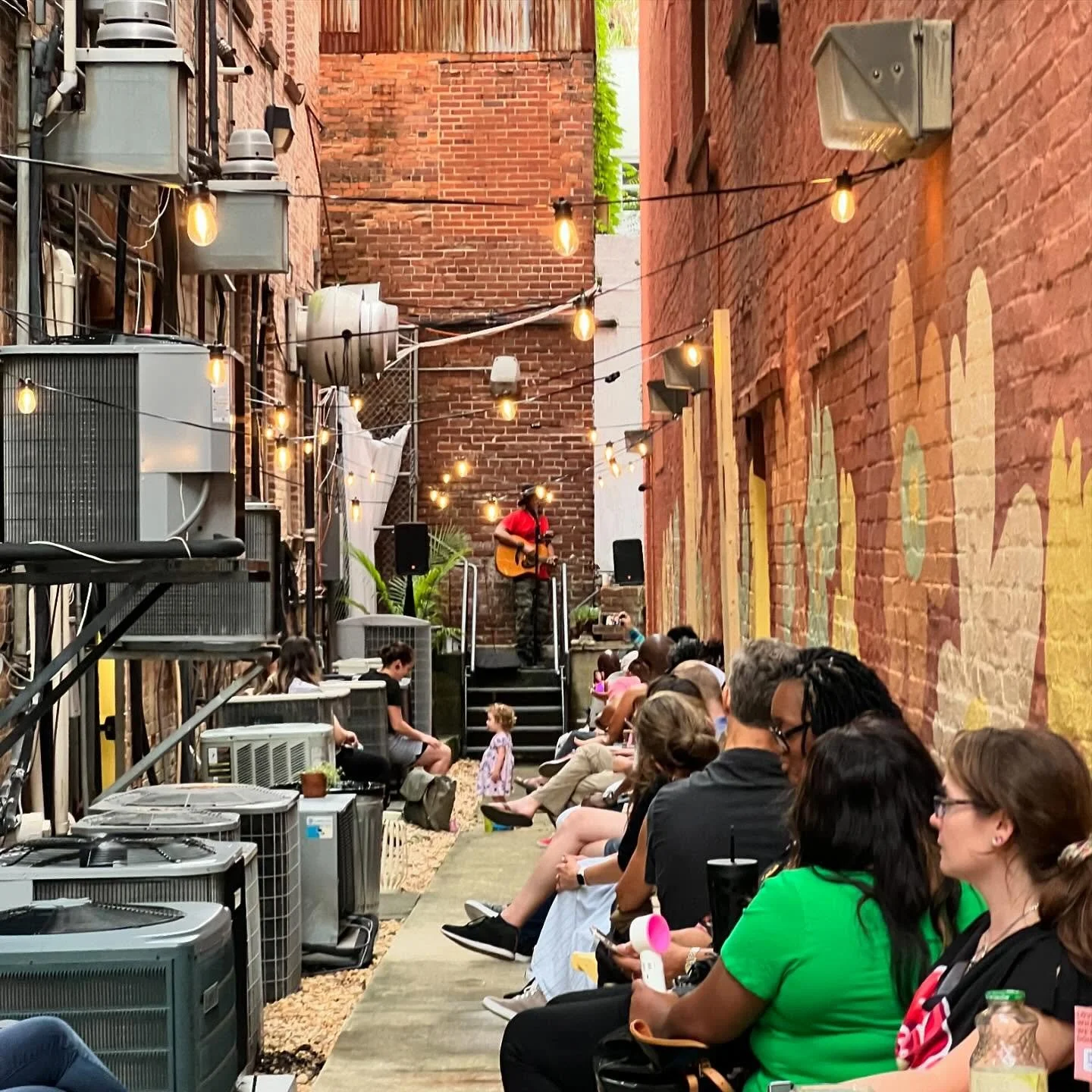 Hey friends it&rsquo;s been a while but @littlealleyshows is back in action and it&rsquo;s a new season thanks to year 2 funding with @placemakingjax. We&rsquo;ve got dates in October, November and December that we are looking to fill! Interested in 