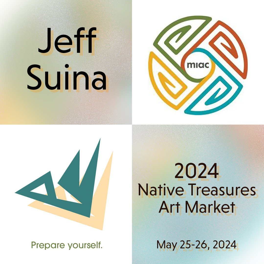 I will also be at 2024 Native Treasures Art Market! This is not a drill! #miac #nativetreasures #santafe #jeffsuinaart