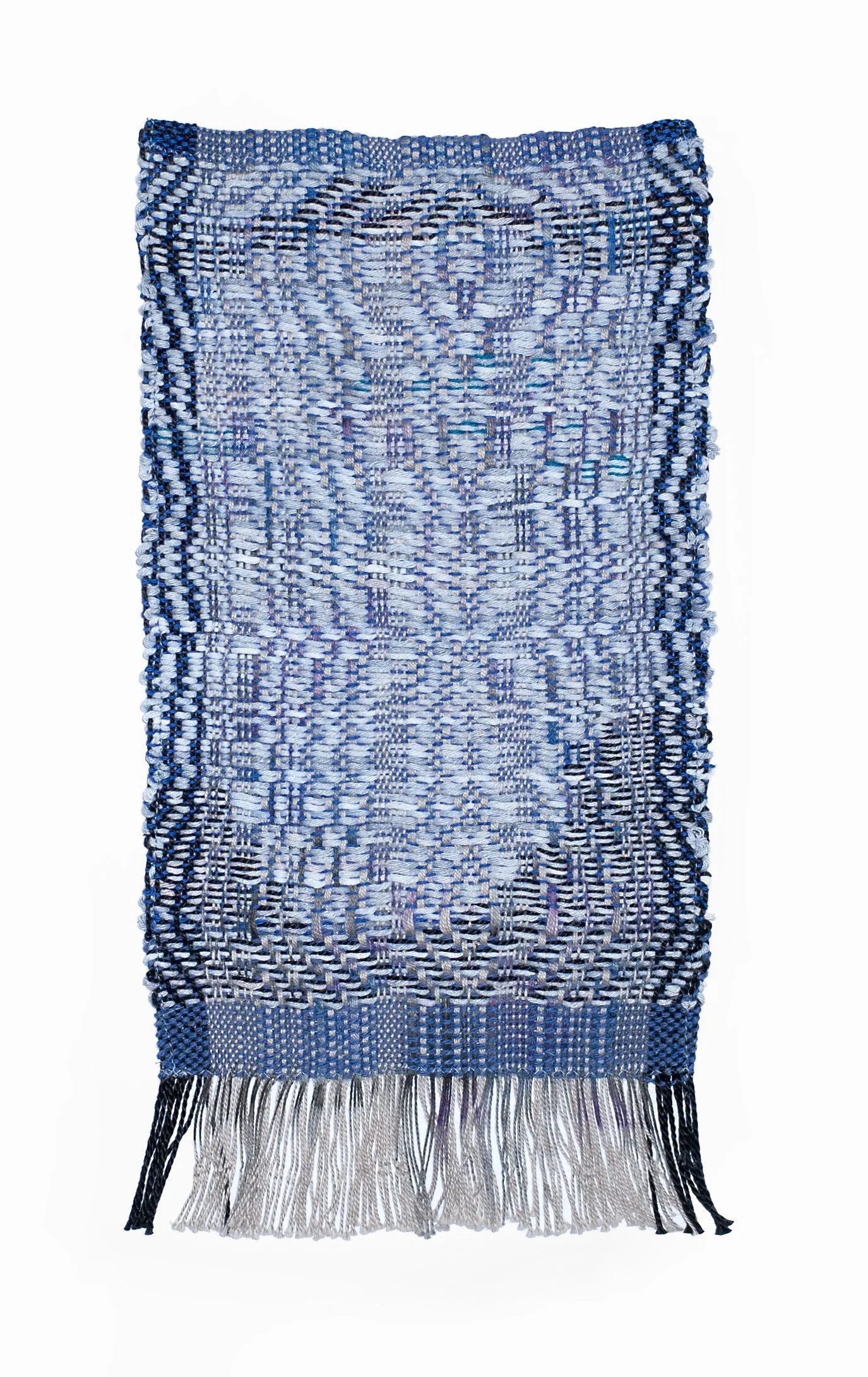 small blue tapestry