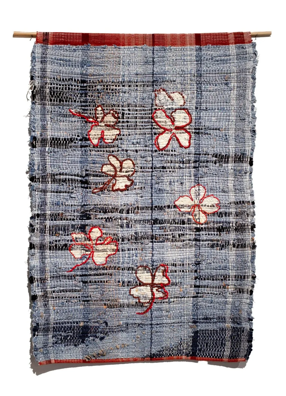 Large tapesty in denim