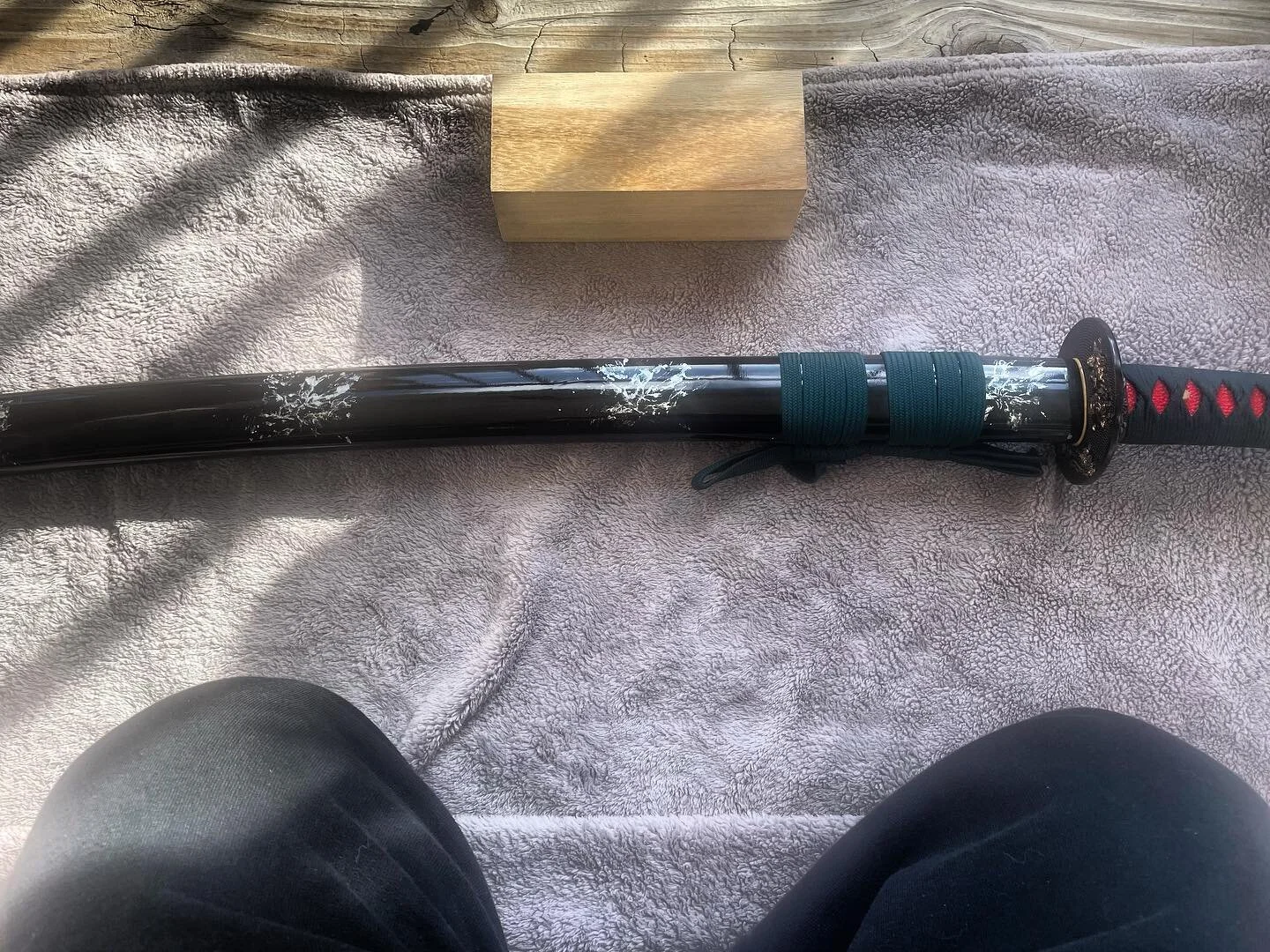 Routine: The Katana. If it is not periodically and properly cared for it will begin to tarnish and rust away regardless of the sheaths protection.

The sword: A symbol of mental balance, strength and stability.

Self: If the body is the sheath and th