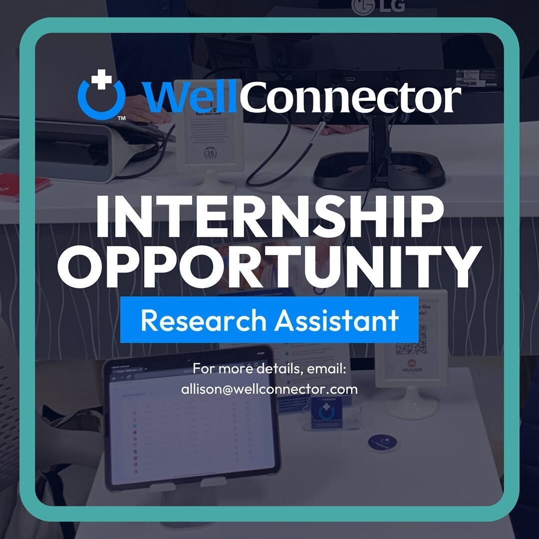 WellConnector is on a mission to make patient paperwork a thing of the past, contributing to change, innovation and improvements in healthcare, and is seeking intern candidates interested in supporting and learning with an early stage startup as it g