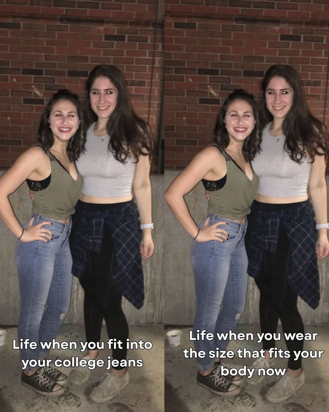 Hot take: most of the stuff we do to &ldquo;finally feel good&rdquo; doesn&rsquo;t actually change our day-to-day.

👖You don&rsquo;t get a new personality when you fit into old jeans
☀️You don&rsquo;t magically relax on vacation because you lost 5 p