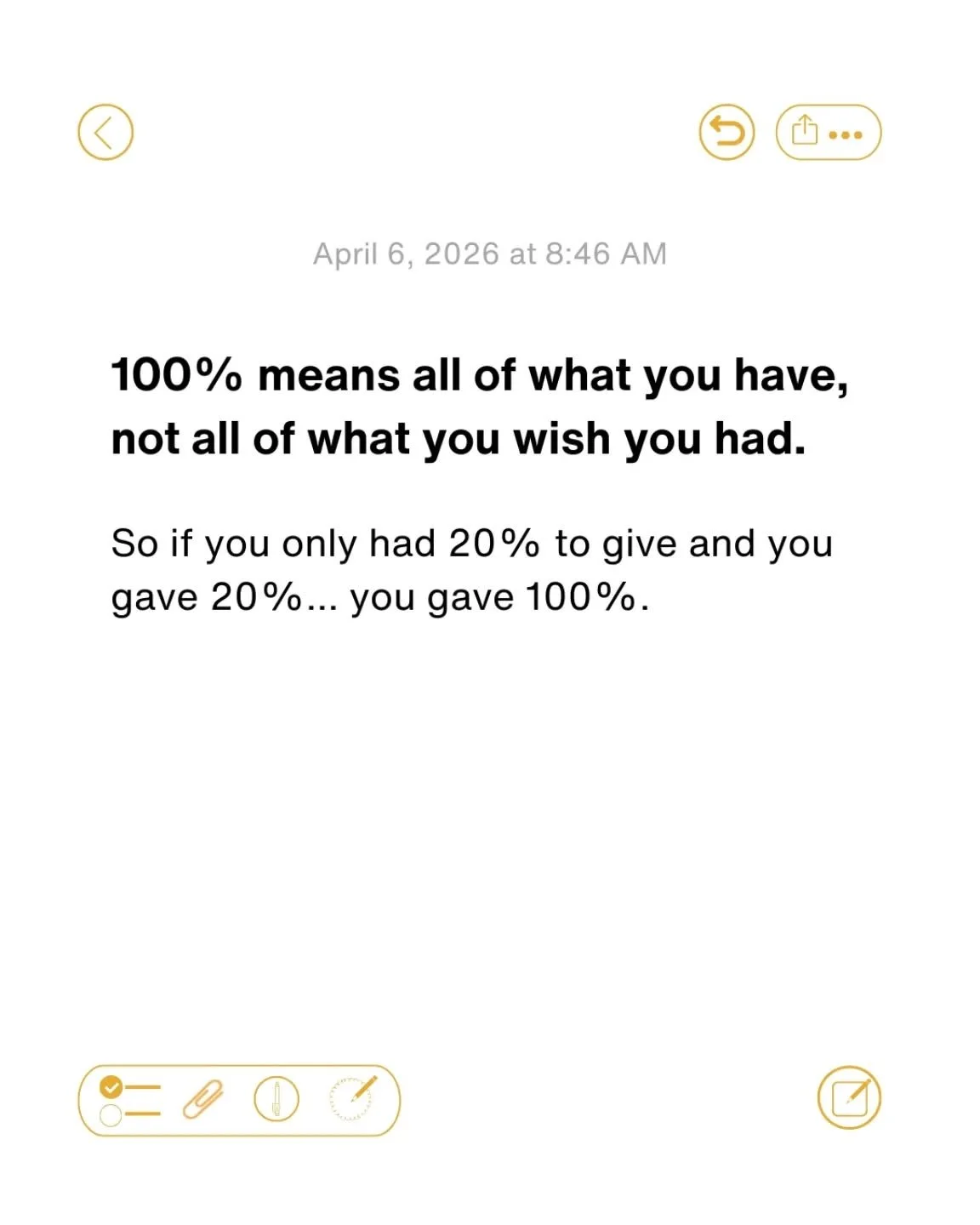This is something I tell my clients constantly.

Your capacity changes daily based on sleep, stress, hormones, work, kids, and whatever other bullshit life is throwing at you.

That's not an excuse; it's just true.

That&rsquo;s why chasing the same 