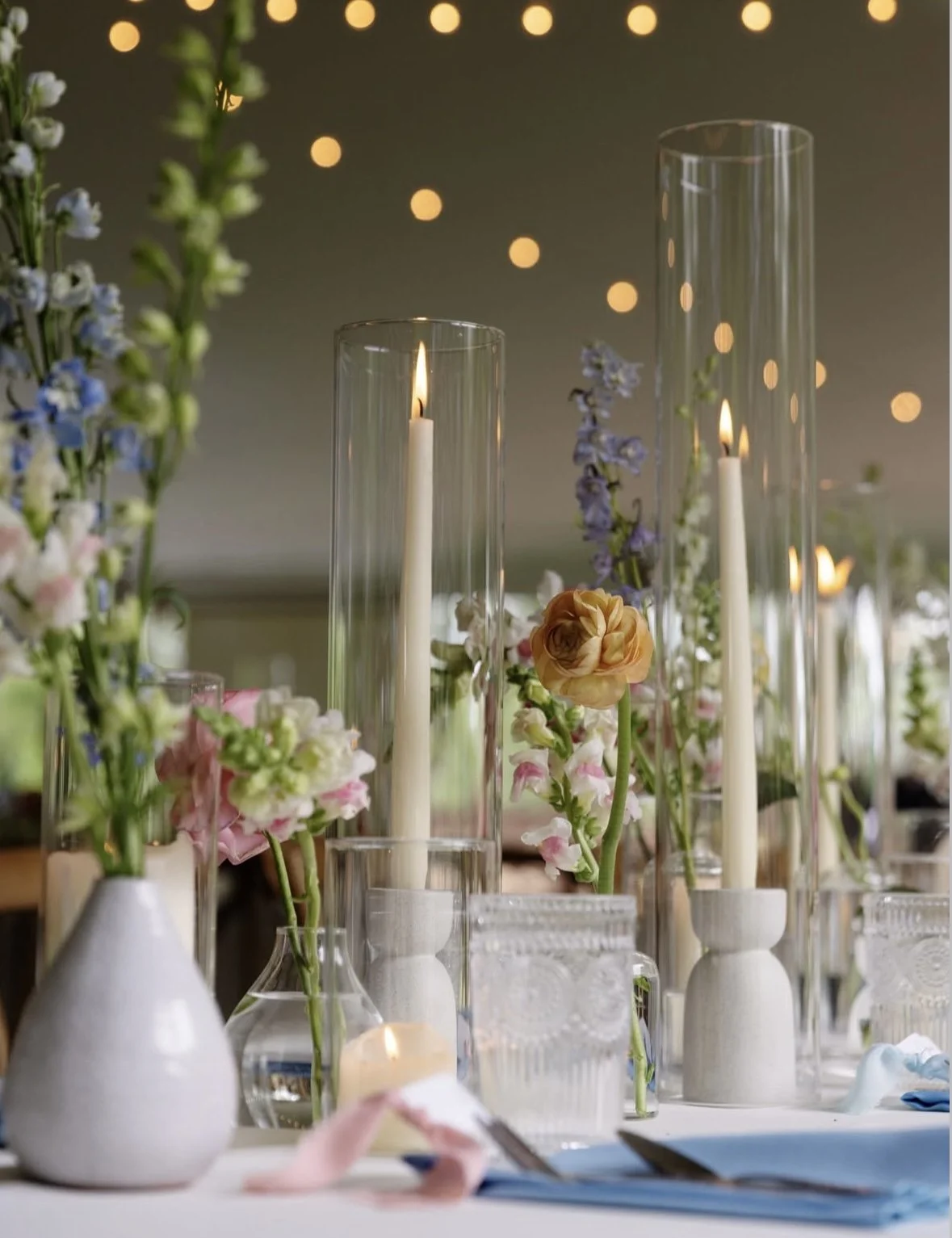 Clay Taper Candlesticks