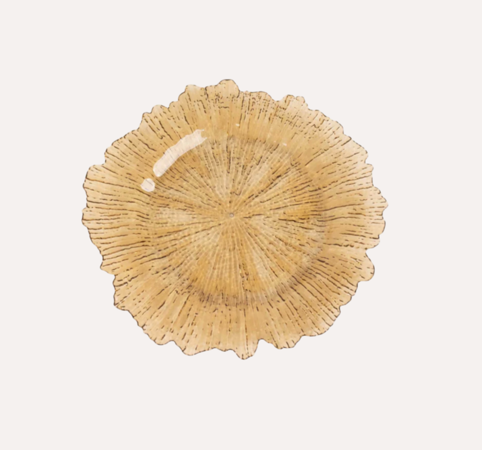 Golden Plate Chargers