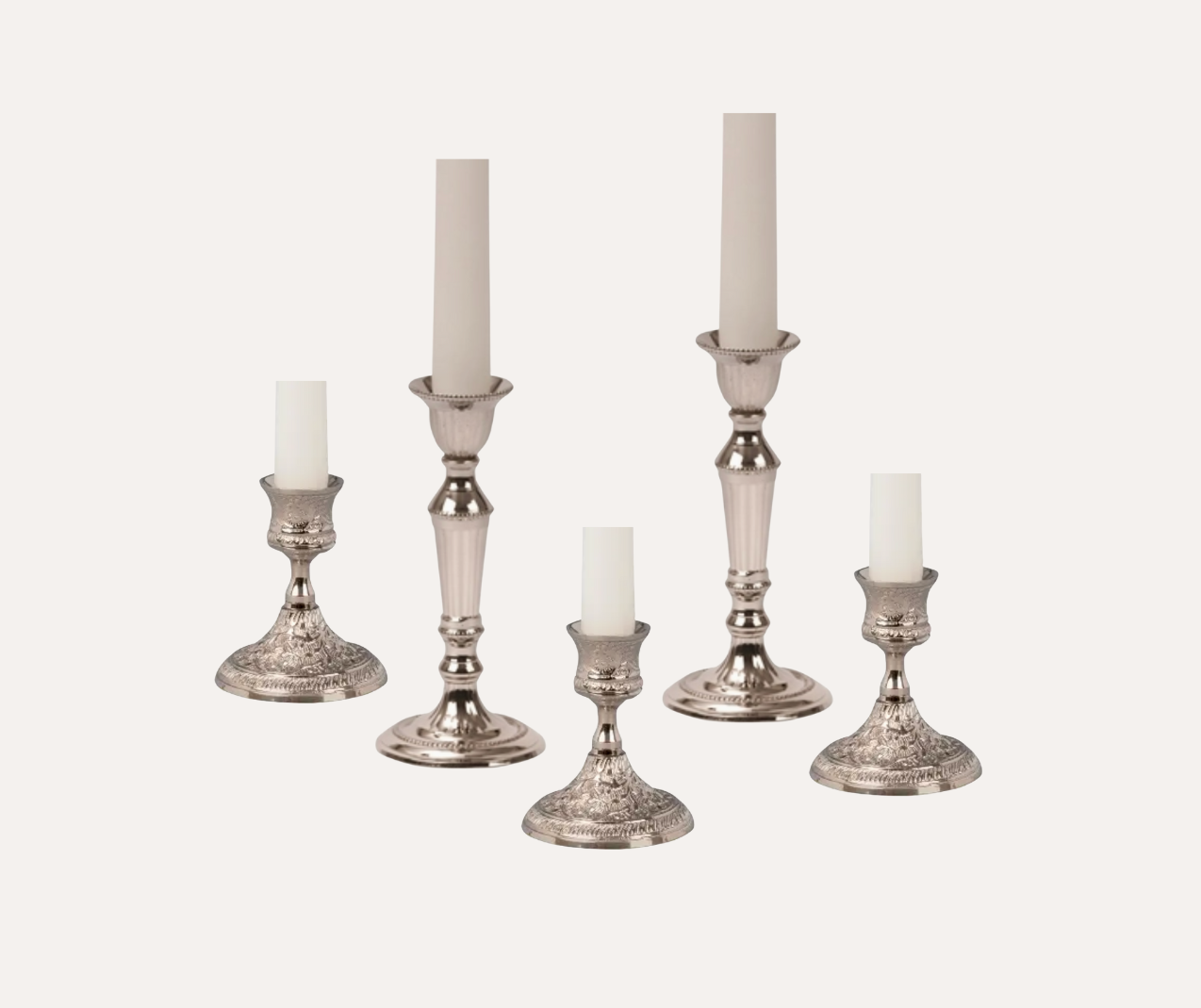 Silver Candlesticks
