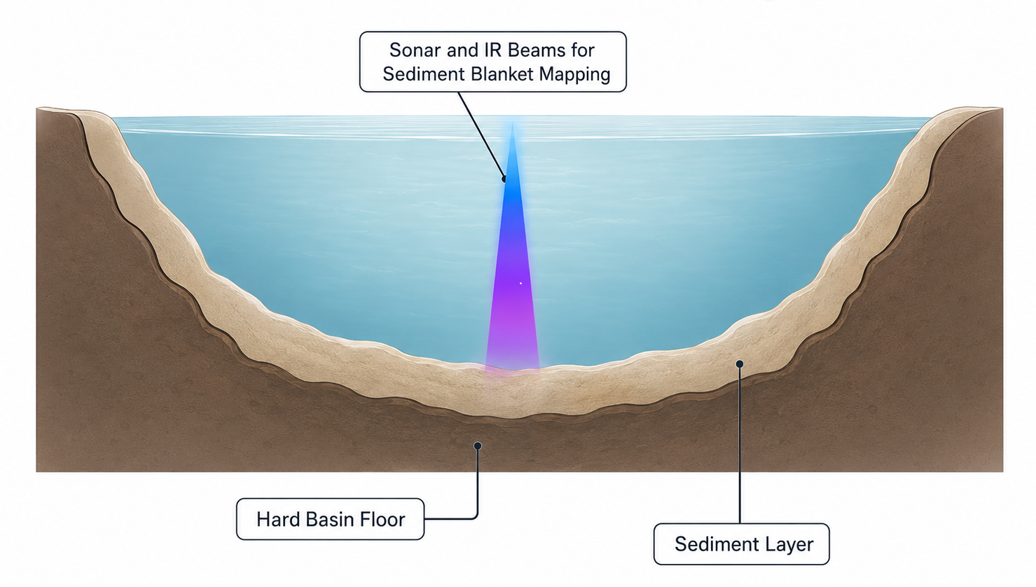 Sediment layer photo from survey
