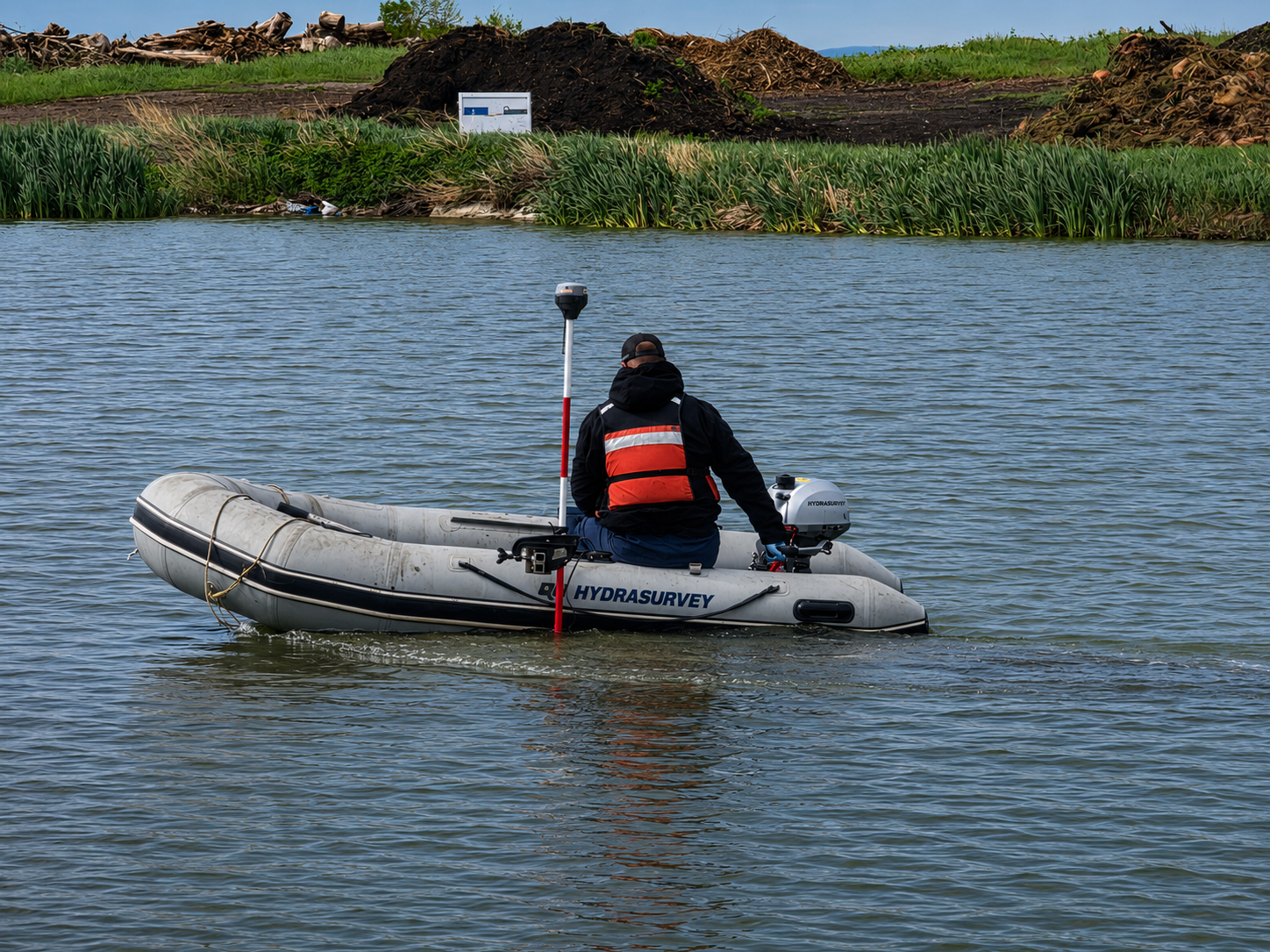 Sludge survey using sonar not a sludge judge