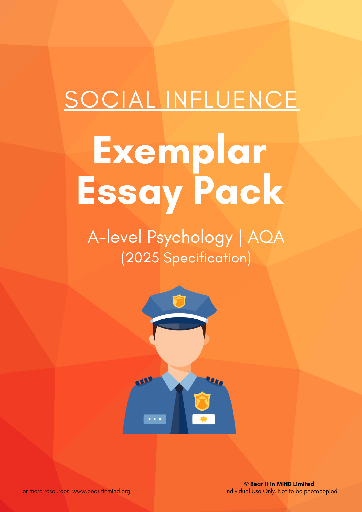 Social Influence Exemplar Essays