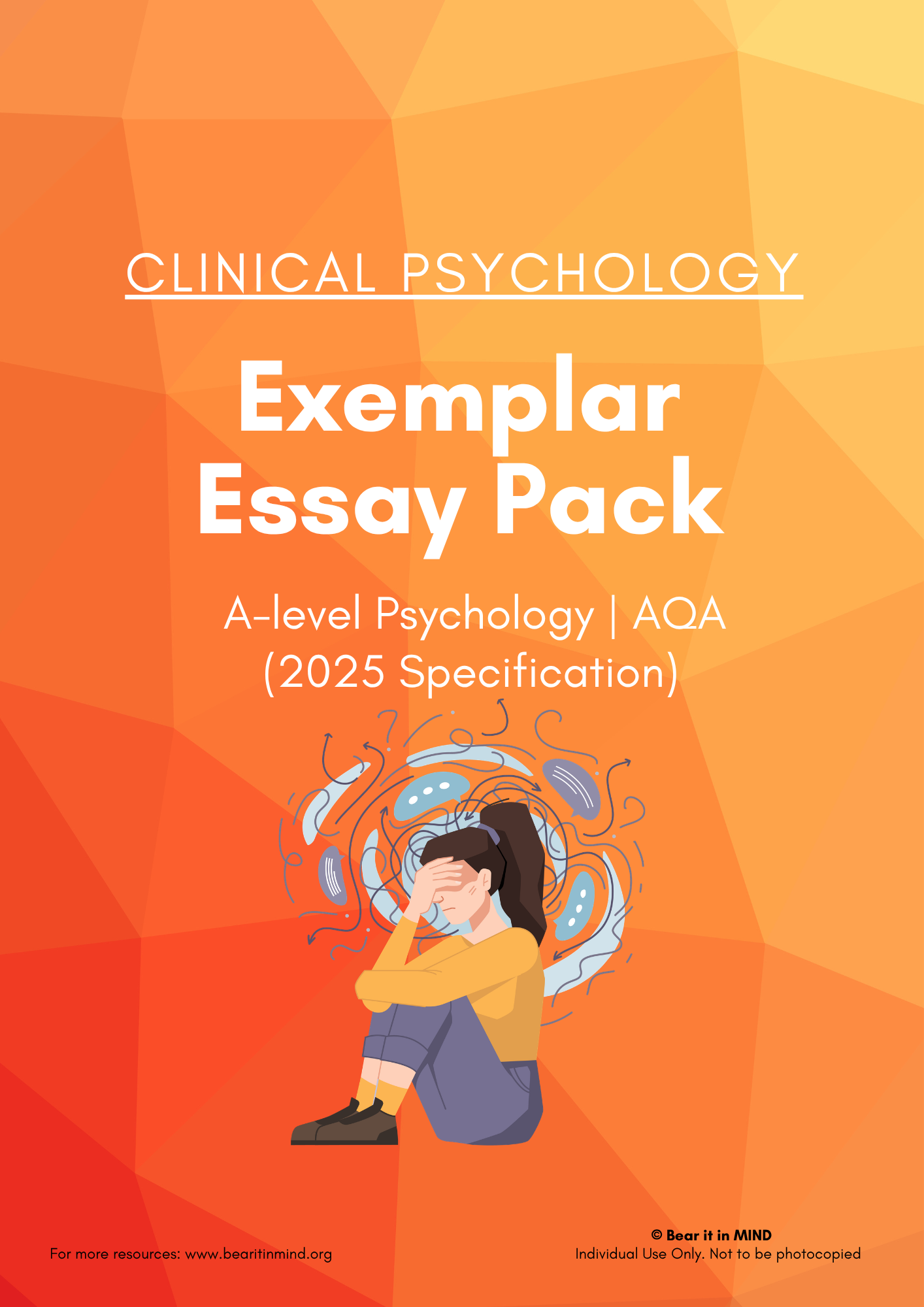 Clinical Psychology Exemplar Essays