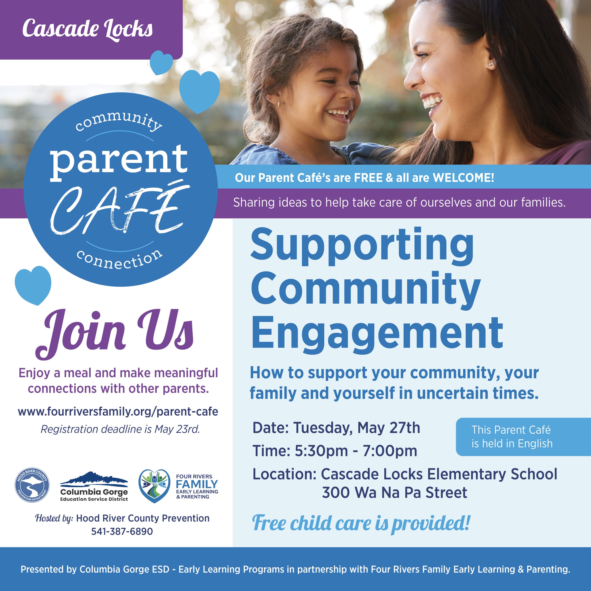 Parent Cafe Cascade Locks - Supporting Community Engagement
