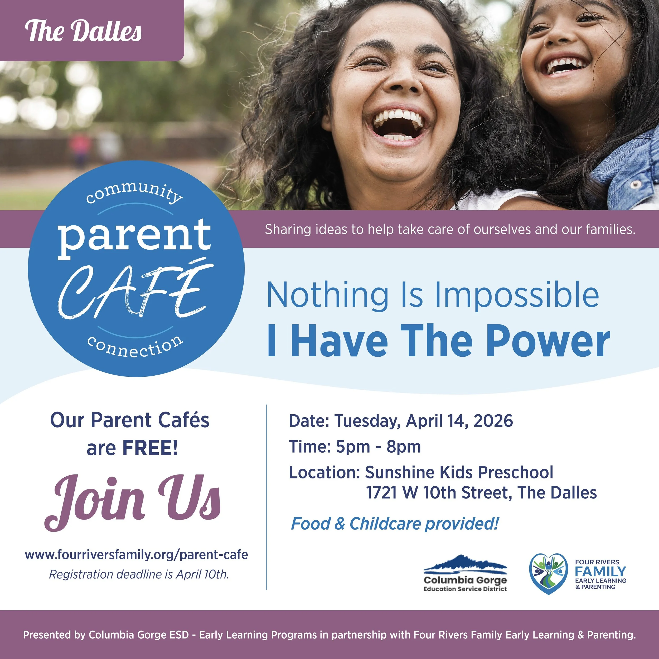 Parent Cafe: Nothing Is Impossible: I Have the Power