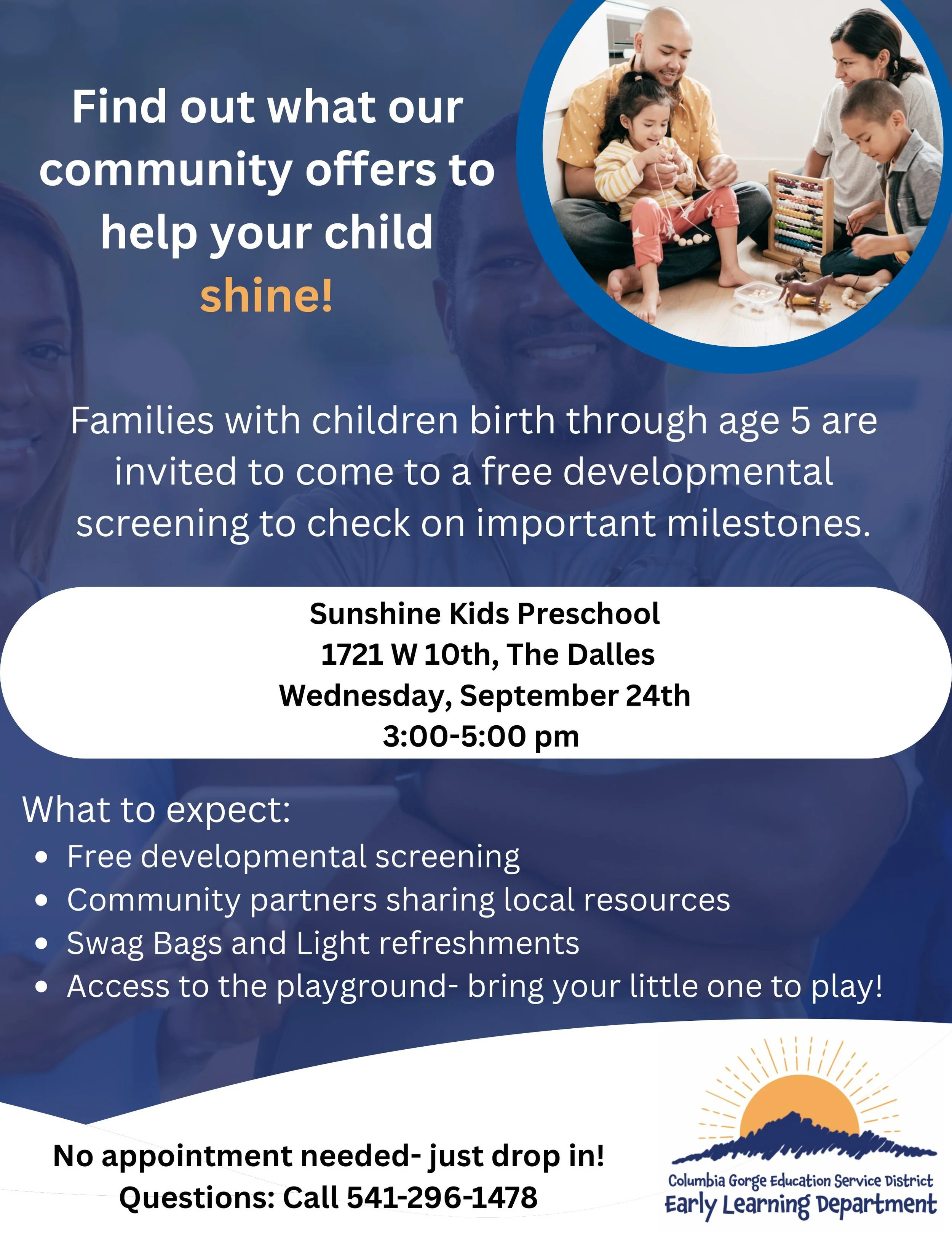 Free Developmental Screening - Early Learning