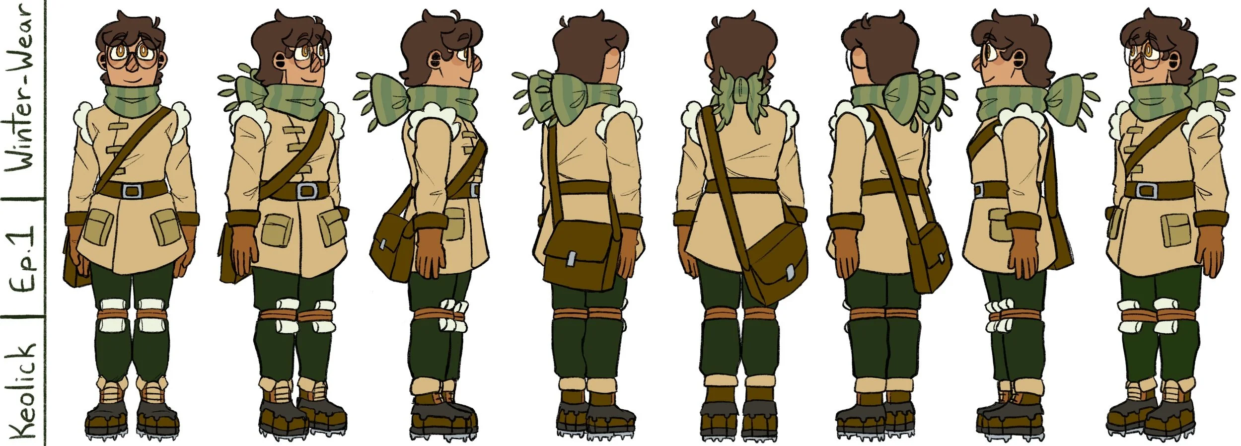 Turnaround for character Keolick