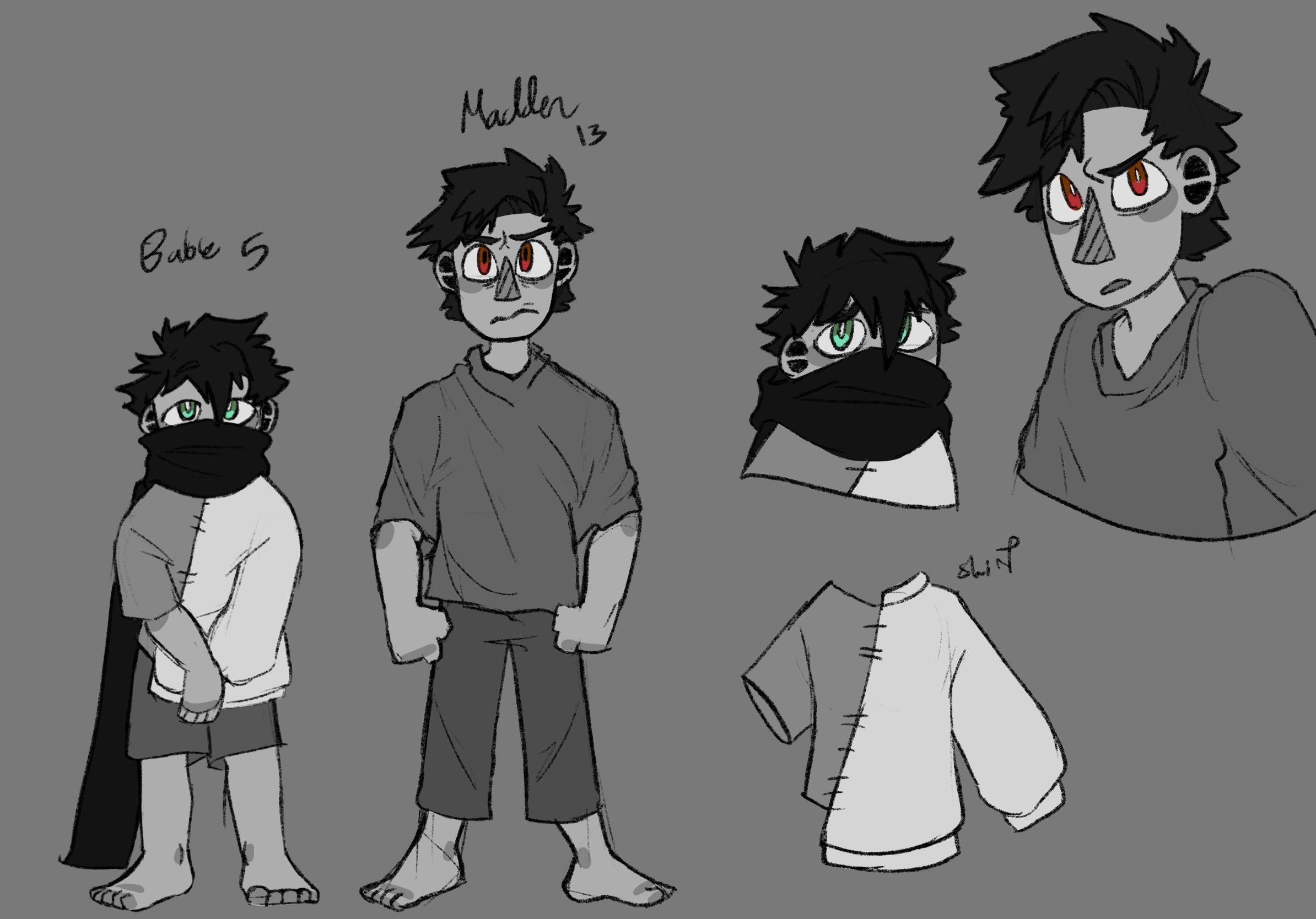 Quick reference for characters Babe and Madden