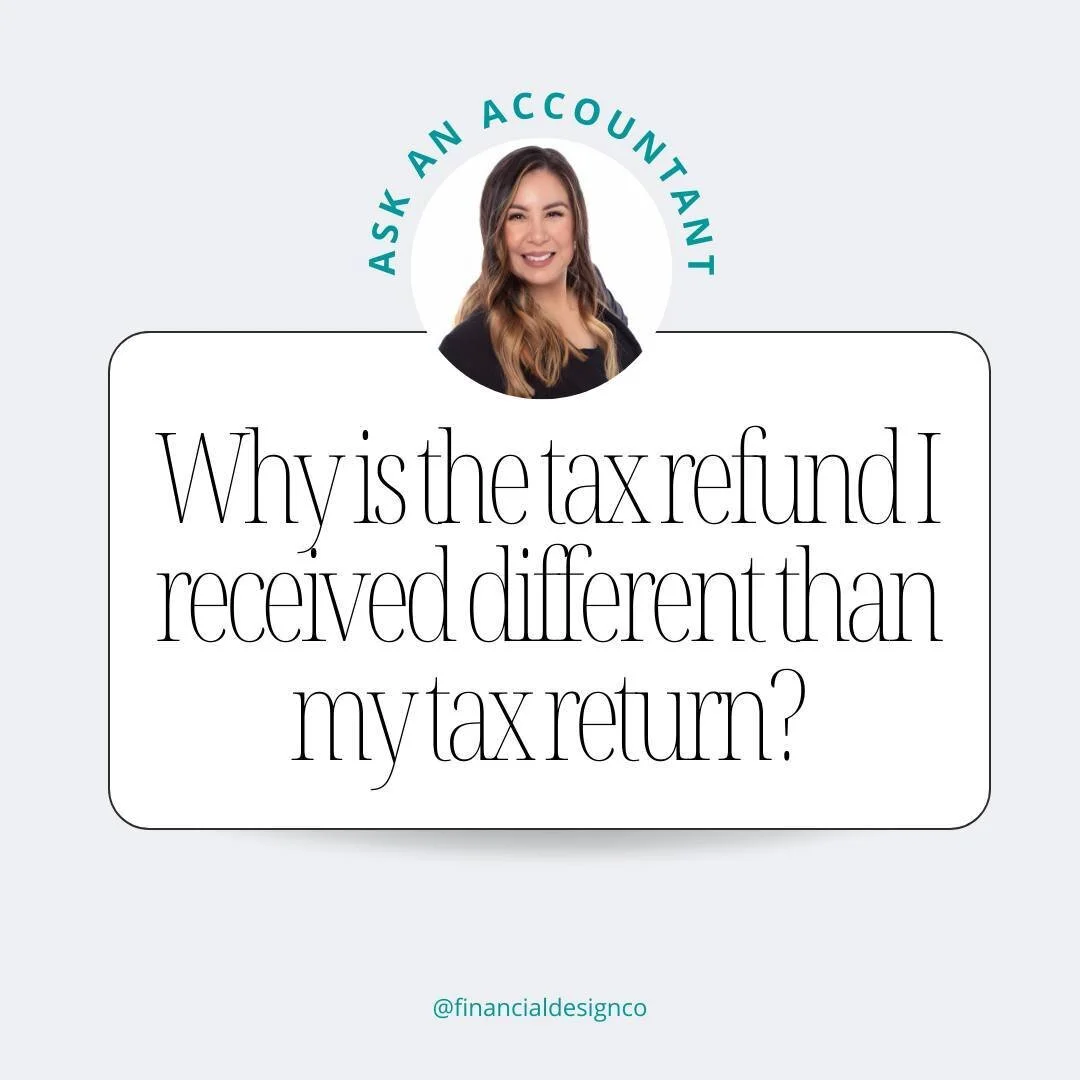 It's Q&amp;A time, and today we're talking about why your tax refund may not match the amount shown on your tax return this year. 

Per the IRS, the refund you received could be lower if some of it was used to pay  past-due federal tax, state income 