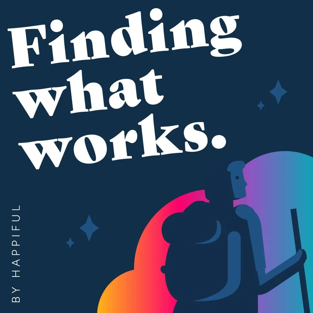 Finding What Works by Happiful Podcast Logo