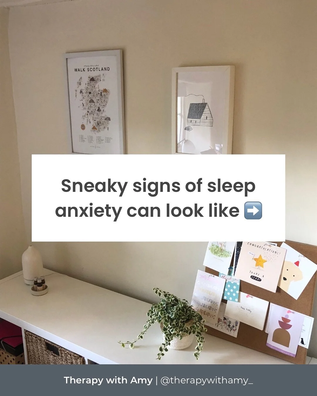 Did any of these surprise you?
Sleep anxiety is something I see in many of my clients who have trouble sleeping. And it’s totally understandable to feel this way.
Sleep anxiety can look like worrying about your ability to sleep, but it can al