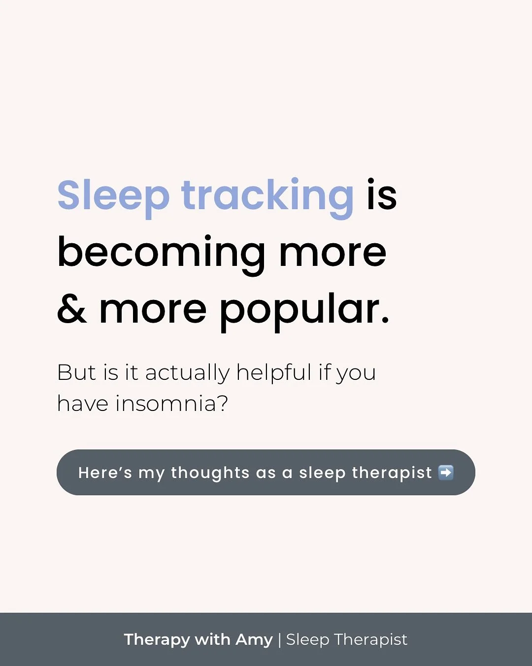 The UK sleep-tracker industry was estimated to be worth &pound;270m a year, in 2024 🤯

But are sleep trackers actually helpful if you have insomnia? 

In my experience, using wearable devices to track sleep often causes more anxiety around sleep 📱⌚