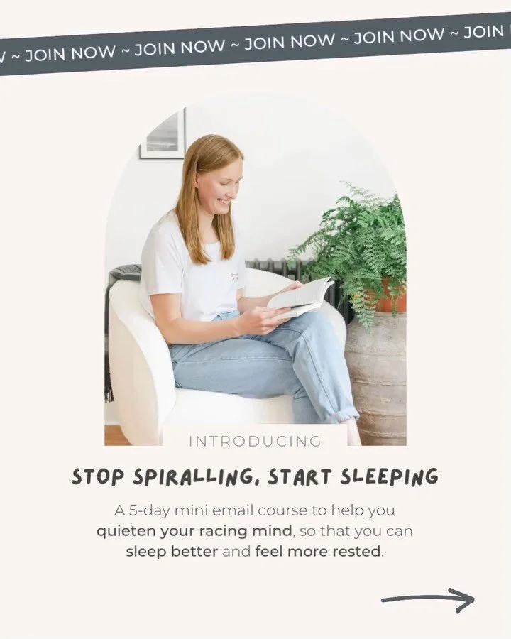 If you&rsquo;re tired of being kept awake at night because your mind is racing...

Stop Spiralling, Start Sleeping will help you to:

👉 Reduce worry spirals - both at night and during the day
👉 Understand the two key types of worry and how to respo