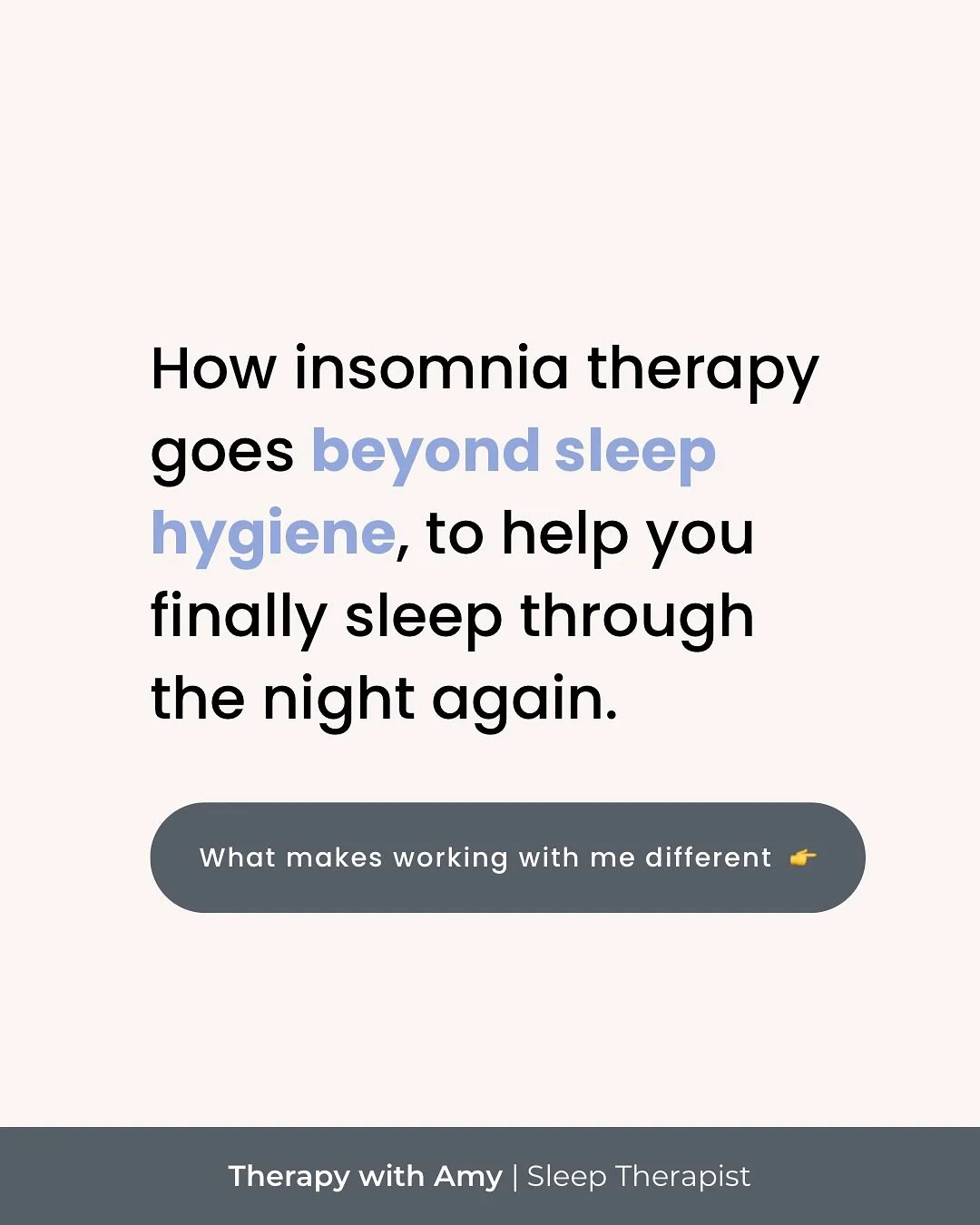 I&rsquo;ve said it before and I&rsquo;ll say it again 👇

When you address the factors keeping insomnia going&hellip;that&rsquo;s when things can really begin to shift.

But these factors aren&rsquo;t always easy to identify and address on your own, 