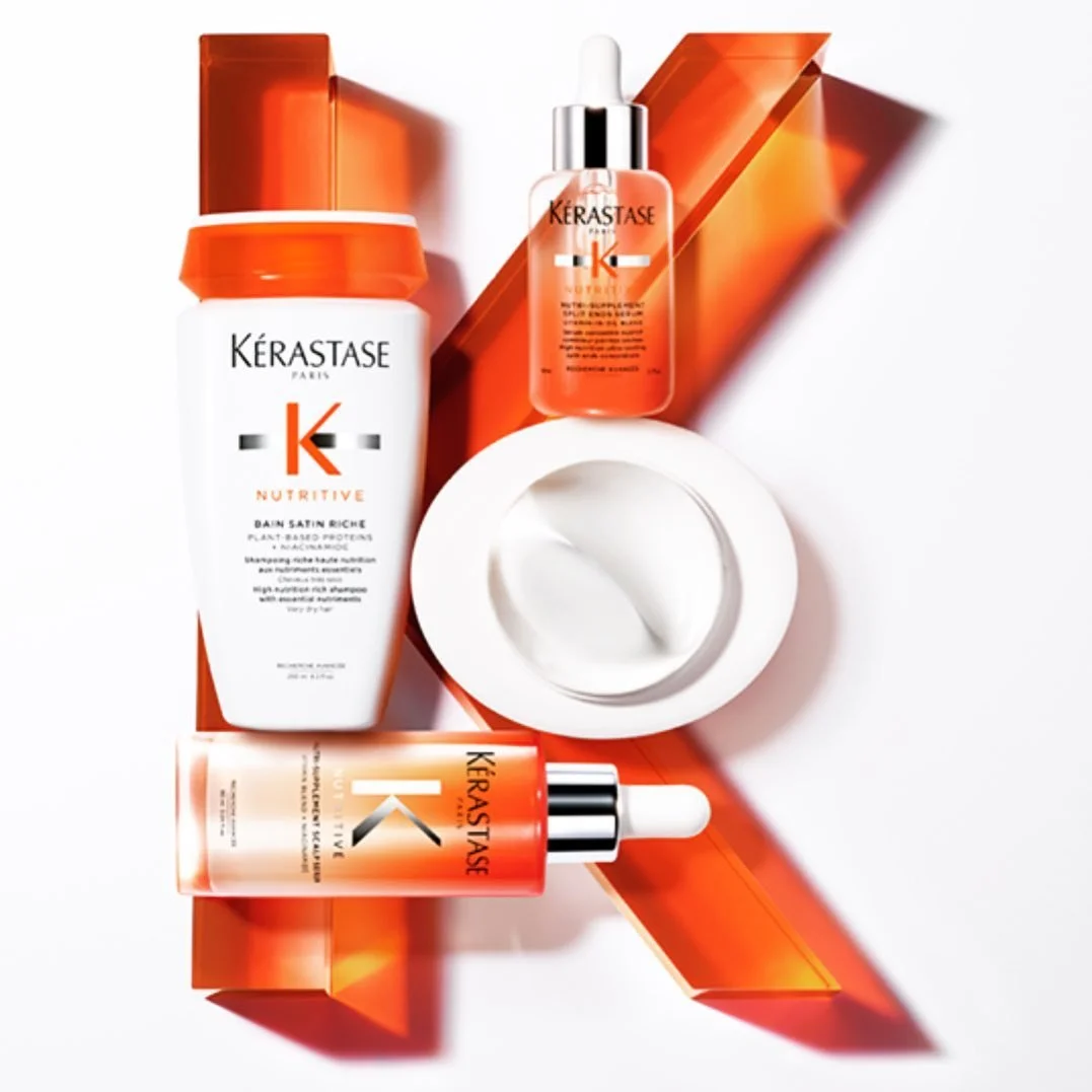 Introducing NEW Nutritive from @kerastase_official, nourishing for dry hair 🧡. Formulated with skincare-inspired ingredients like plant-based protein and Niacinamide, this luxurious collection provides deep nutrition, softer hair, and more shine.
Co
