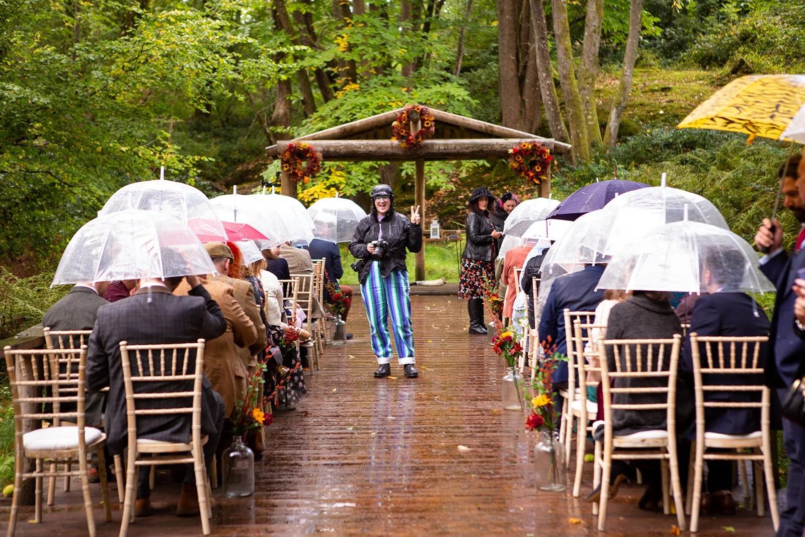Carrie + Charlie: A festival style outdoor autumn wedding at Moonacre