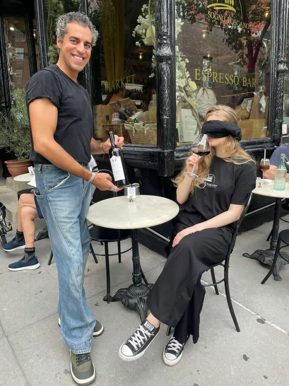 "Apparso" in NYC during blind wine tasting