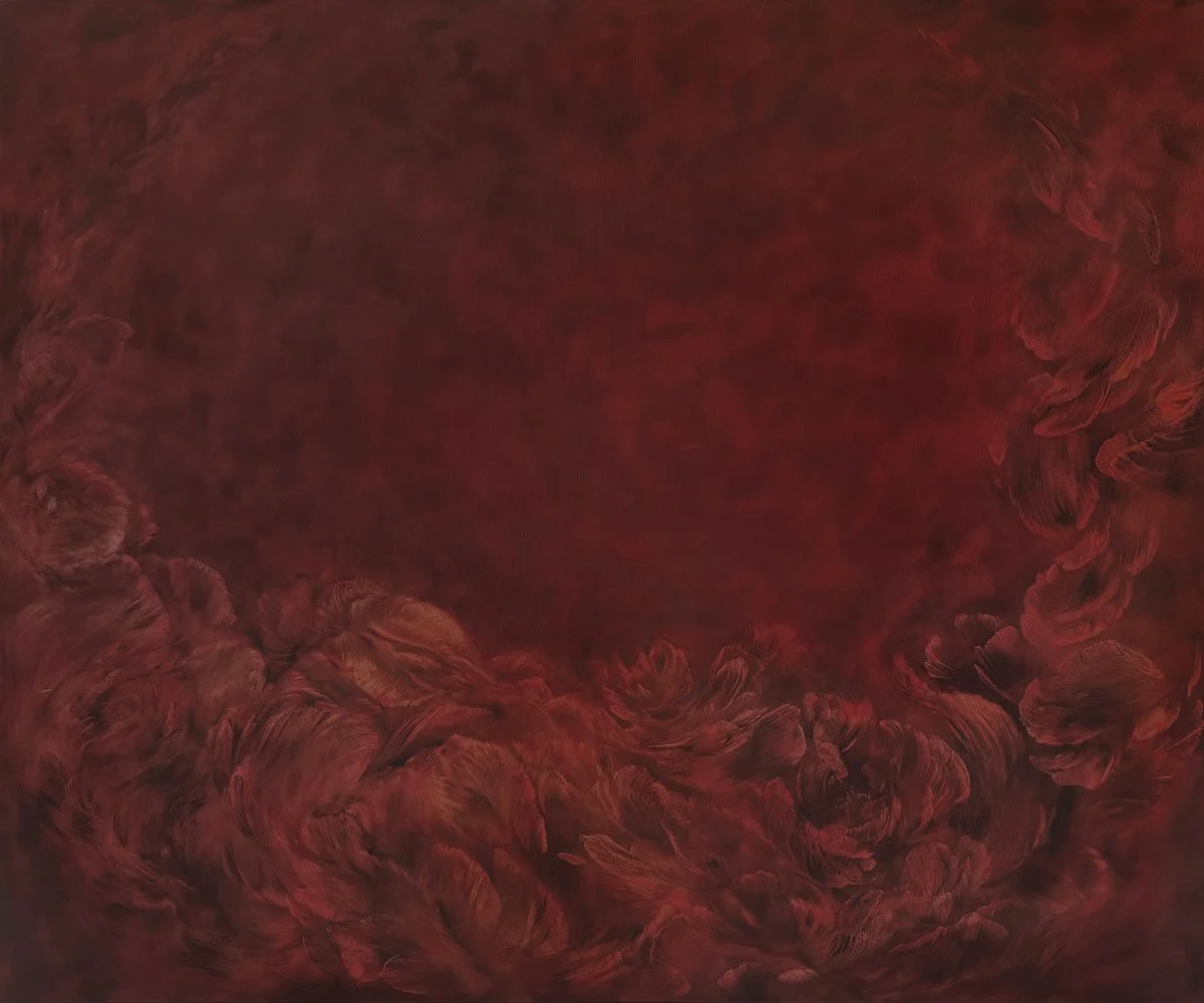 IMMEMORIAL, 2026 · Oil on canvas · 100 x 120 cm · Private collection, USA