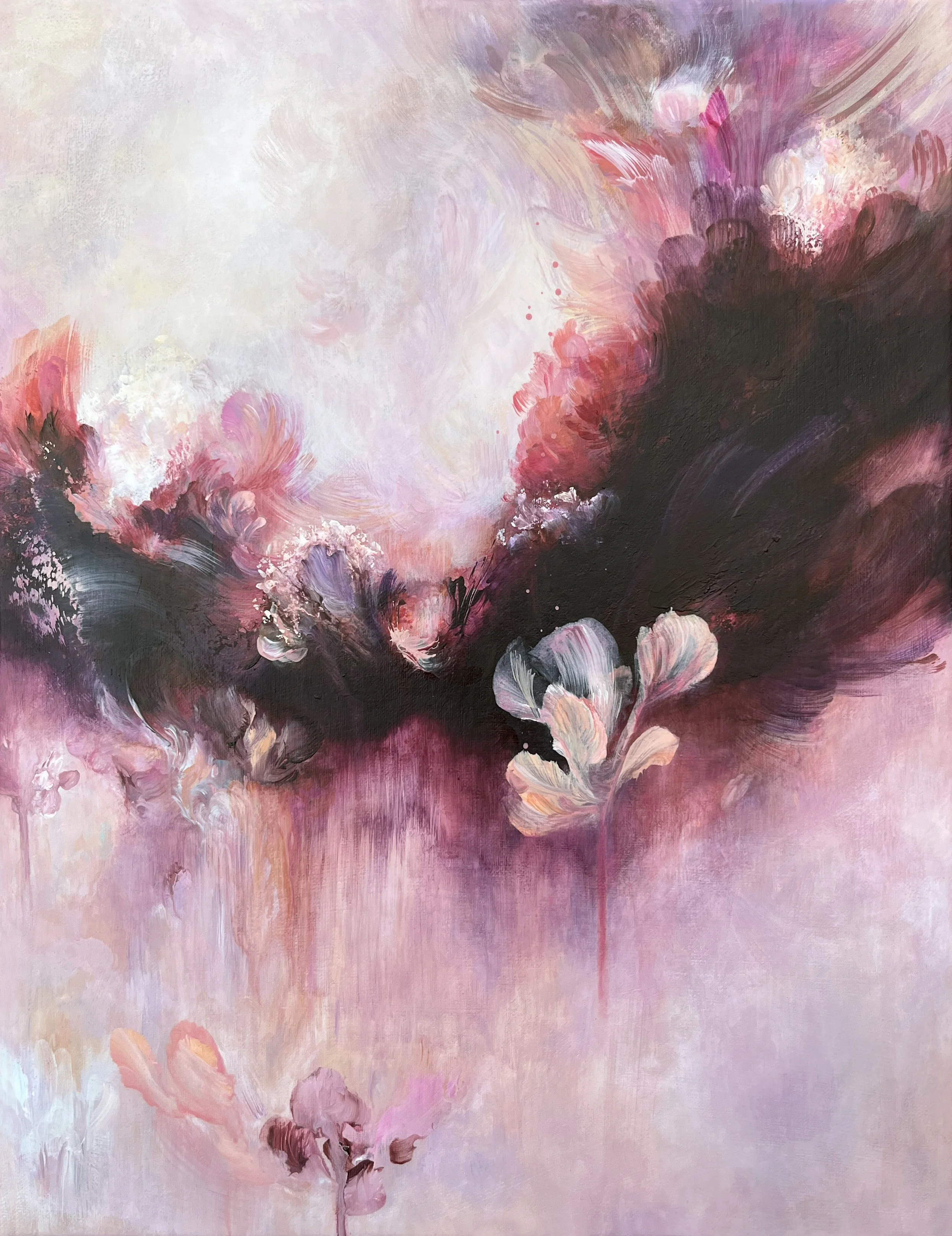 LADY GARDEN · Acrylic on canvas · 45 x 35 cm · Private collection, UK